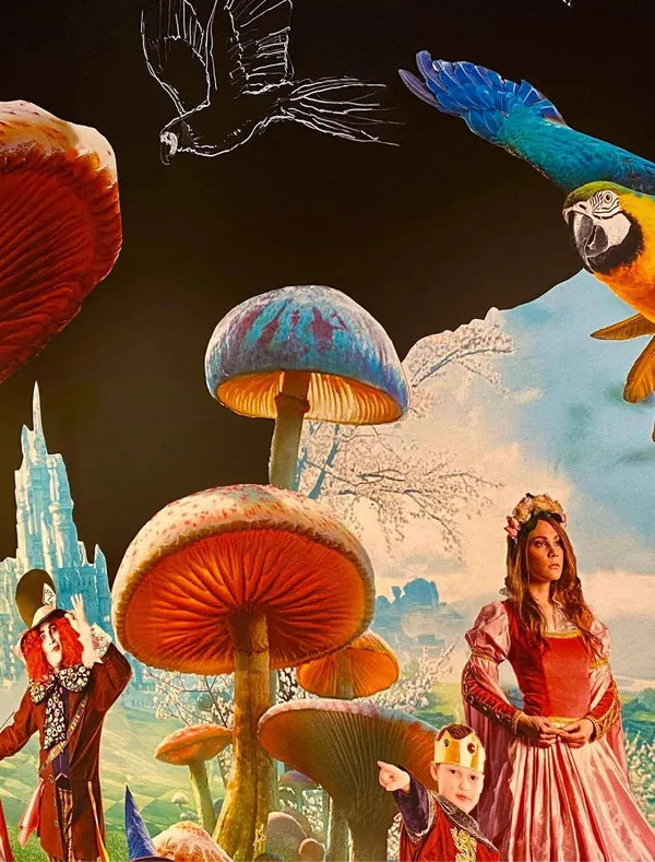 Fototapete in Anlehnung an Alice im Wunderland